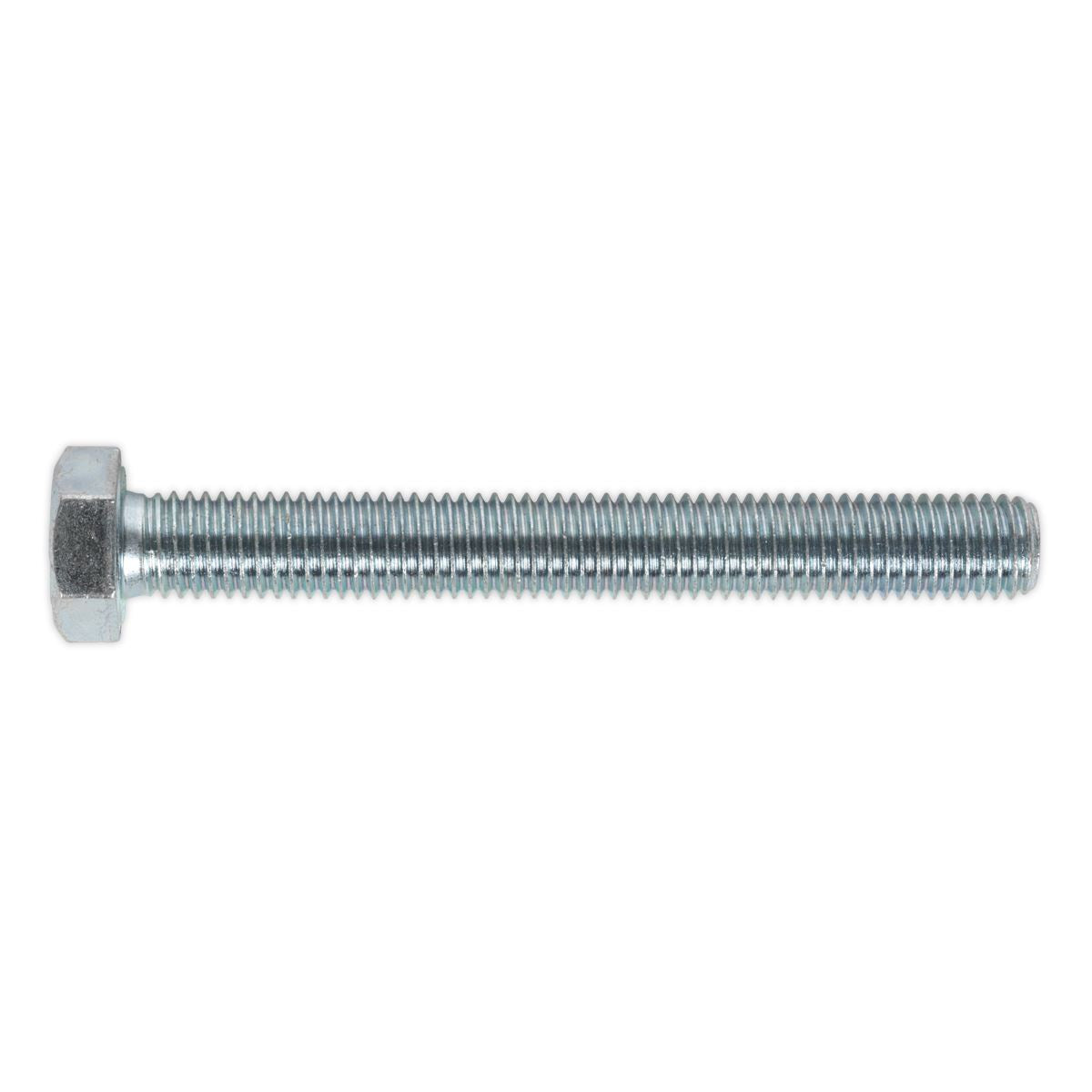 Sealey HT Setscrew M12 x 100mm 8.8 Zinc Pack of 10 SS12100