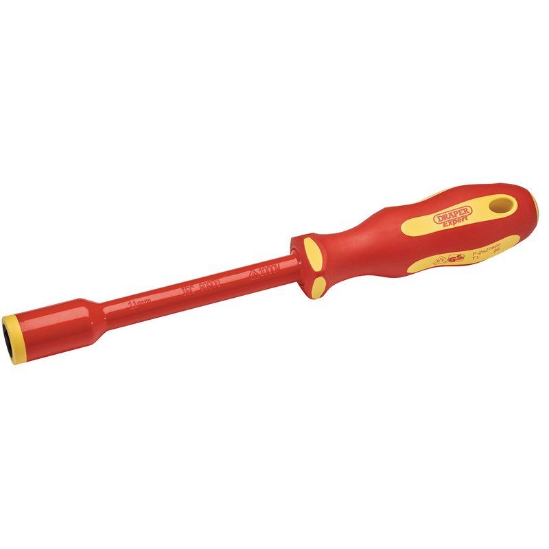 Draper VDE Fully Insulated Nut Driver (11mm) -No. 99490