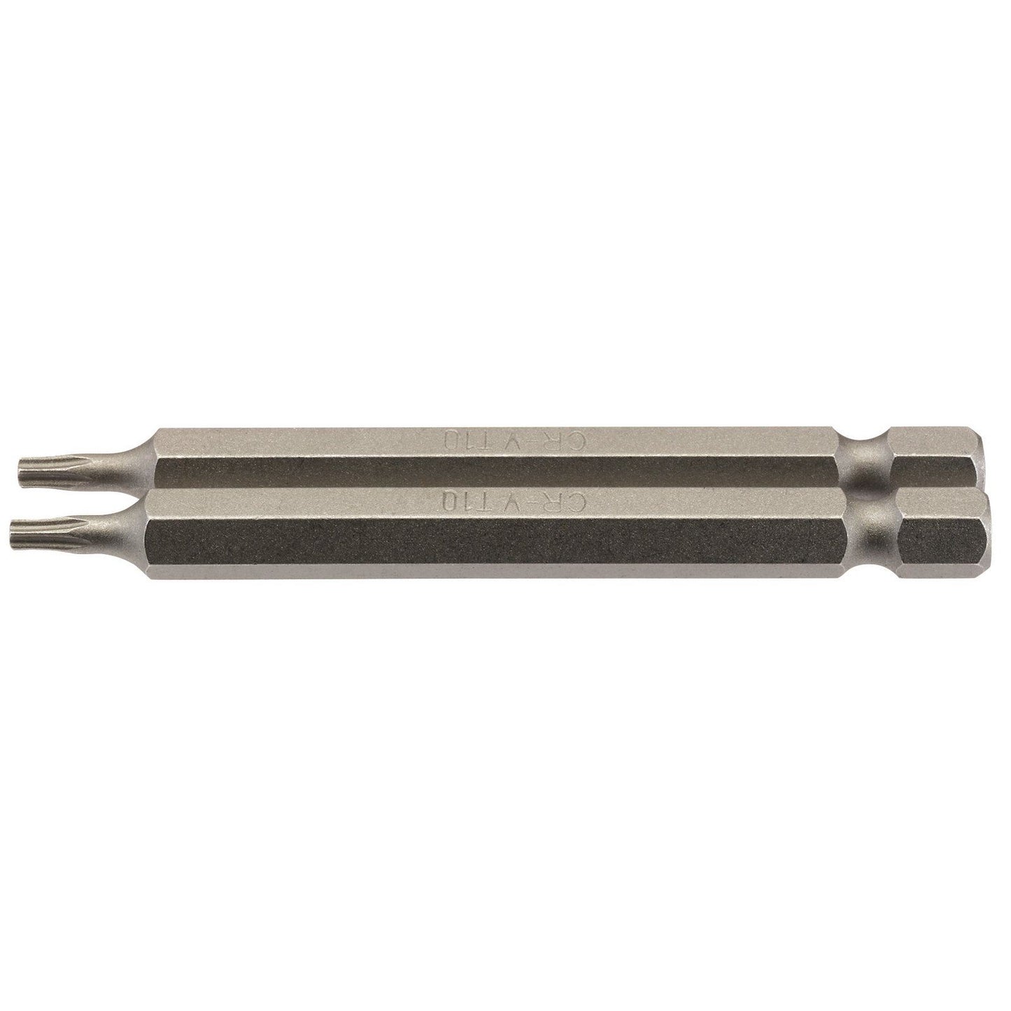 GENUINE Draper T10 1/4" Hex. Draper TX-STAR® Insert Bit 75mm Long x 2 | 66845