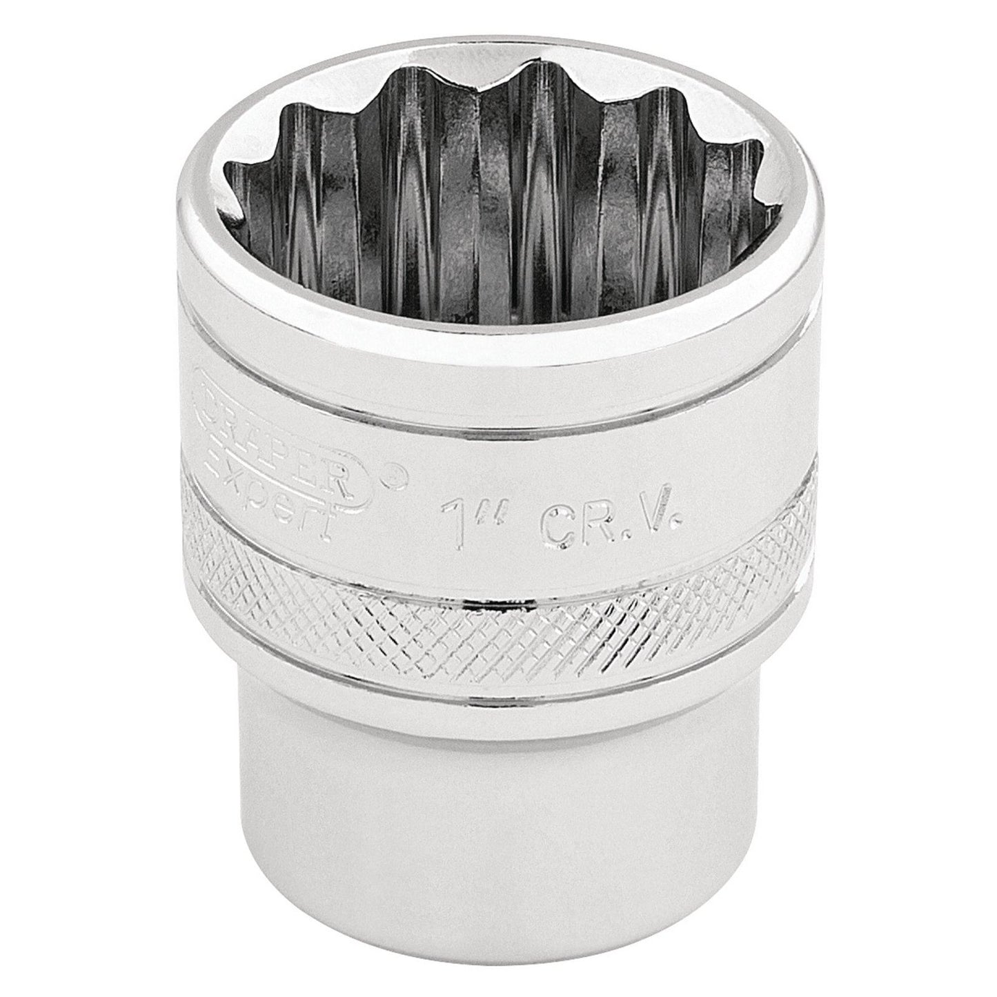 Draper Expert Quality 3/8" Square Drive Hi-Torq 12 Point Socket - 1" - 49484