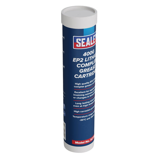 Sealey EP2 Lithium Complex Grease Cartridge 400g SCS106