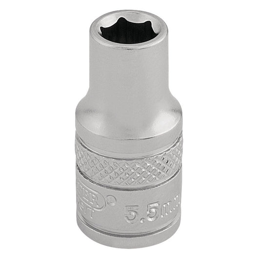 Draper 1/4" Sq. Dr. Socket (5.5mm) B-MM/MS - 16509