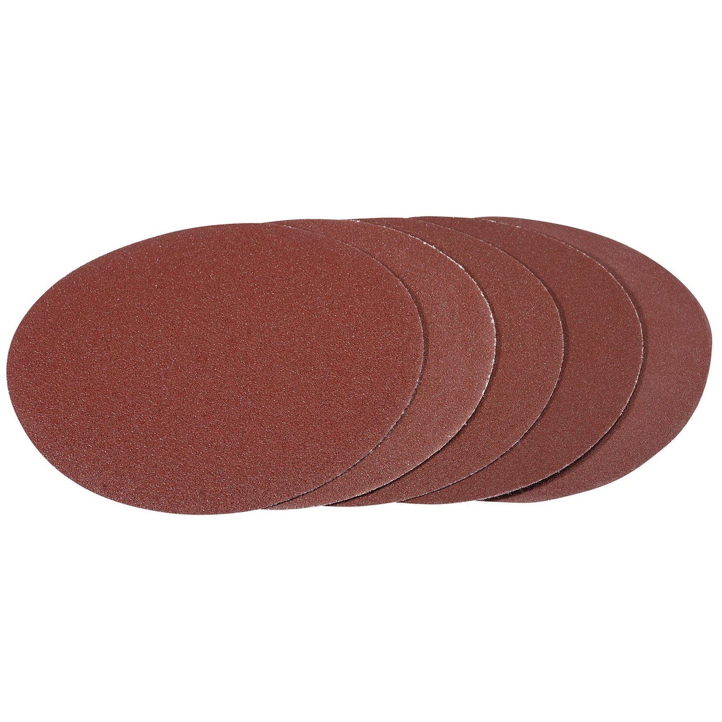 5Pc MIXED GRIT SANDING DISC SET 180mm Circular DIY Filing Orbital Sander Sheets - 93428