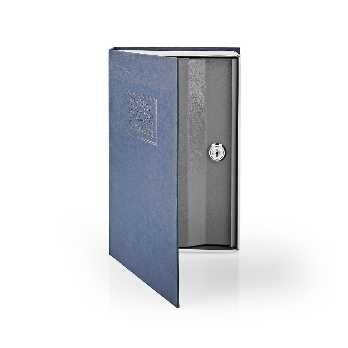 Nedis Vault Book Safe Key Lock Indoor Inner volume 1.6 2 Keys Included - BOOKSEDM01BU