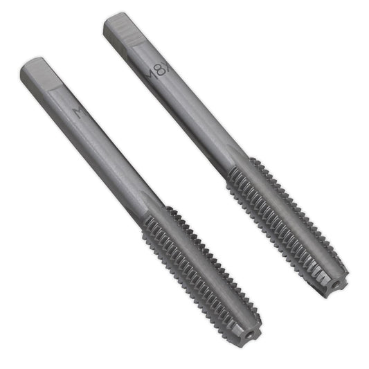 Sealey Tap Set 2pc (Taper & Plug) M8 x 1.25mm TSM8