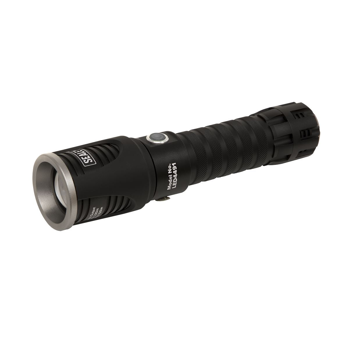 Sealey Aluminium Torch 5W CREE XPG LED Adj. Focus Rechargeable LED4491