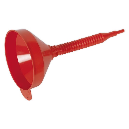 Sealey Flexi-Spout Funnel Medium 200mm with Filter F2F