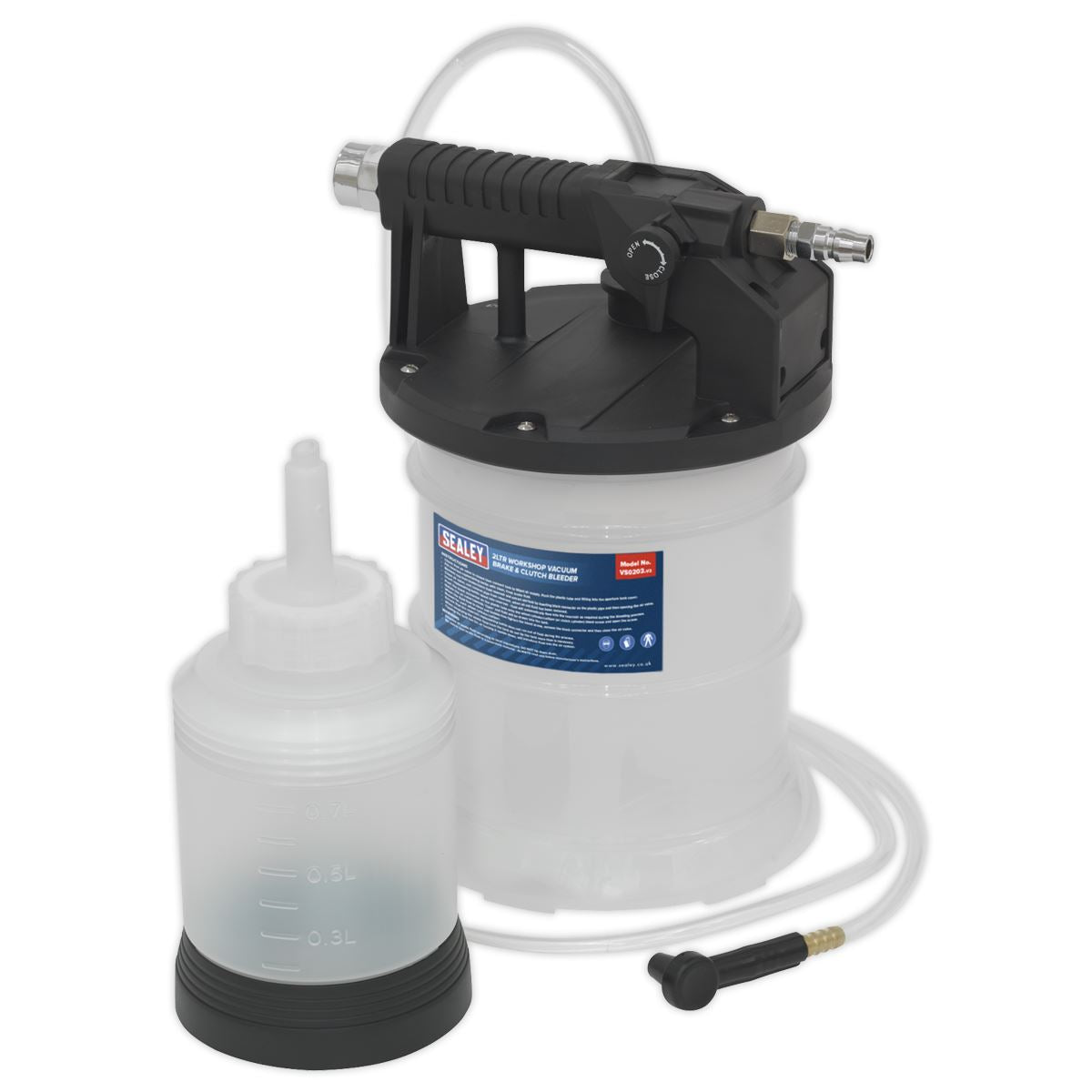 Sealey Workshop Vacuum Brake & Clutch Bleeder 2L VS0203