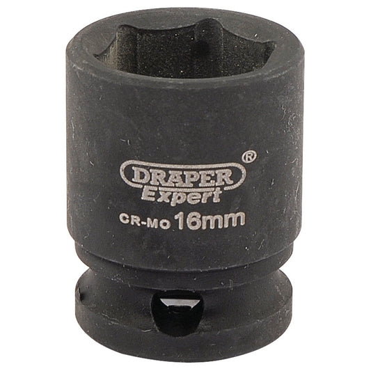 Draper 06876 Expert 16mm 3/8" Square Drive Hi-Torq6 Point Impact Socket