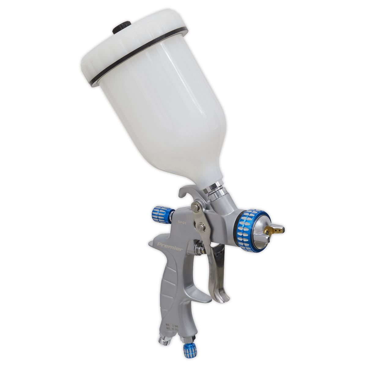 Sealey SP Gravity Feed Spray Gun 1.4mm Set-Up SP01