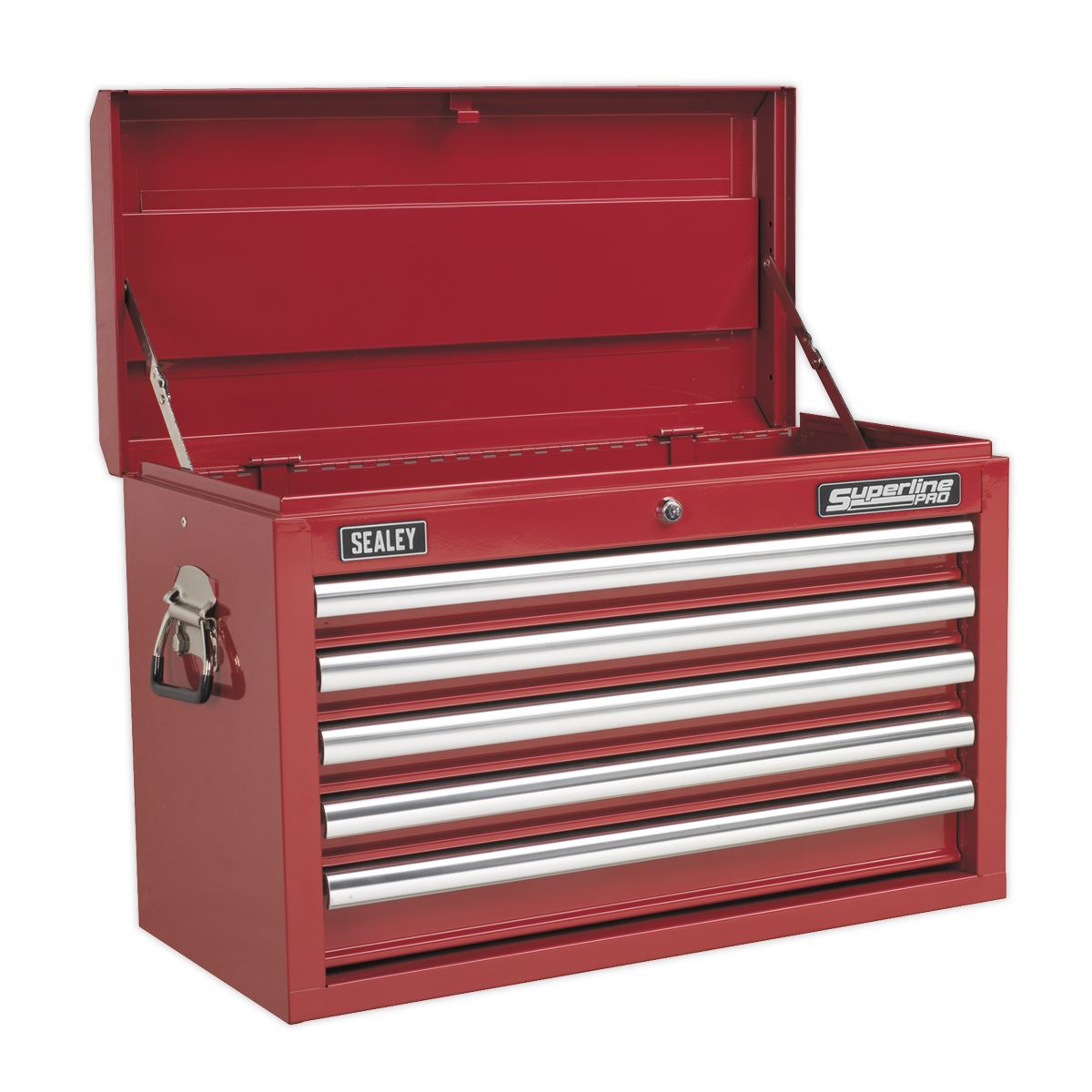 Sealey Topchest 5 Drawer - Red & 140pc Tool Kit AP33059COMBO