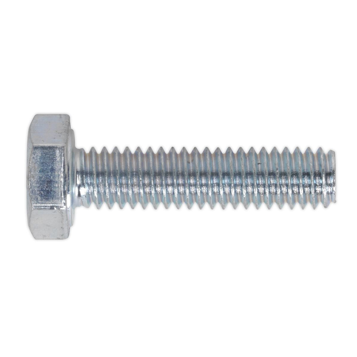 Sealey HT Setscrew M4 x 10mm 8.8 Zinc DIN 933 Pack of 50 SS410