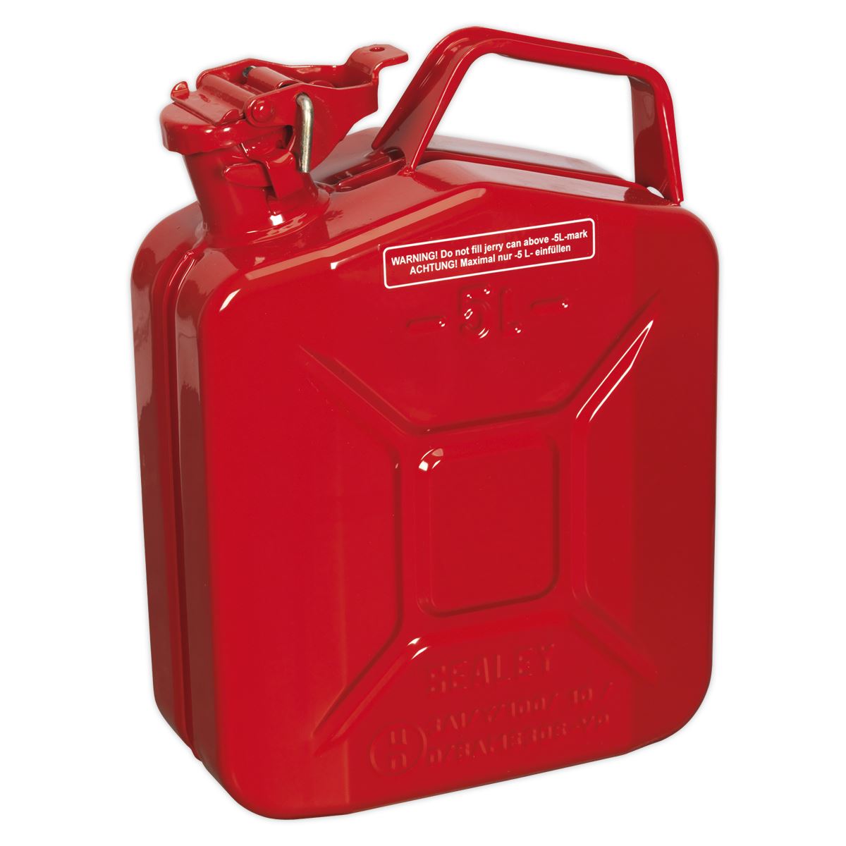 Sealey Jerry Can 5L - Red JC5MR