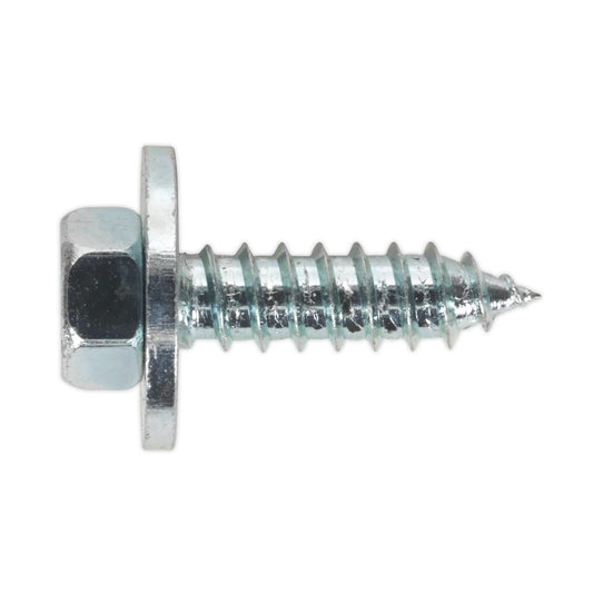 Sealey Acme Screw with Captive Washer M12 x 3/4" Zinc Pack of 100 ASW12