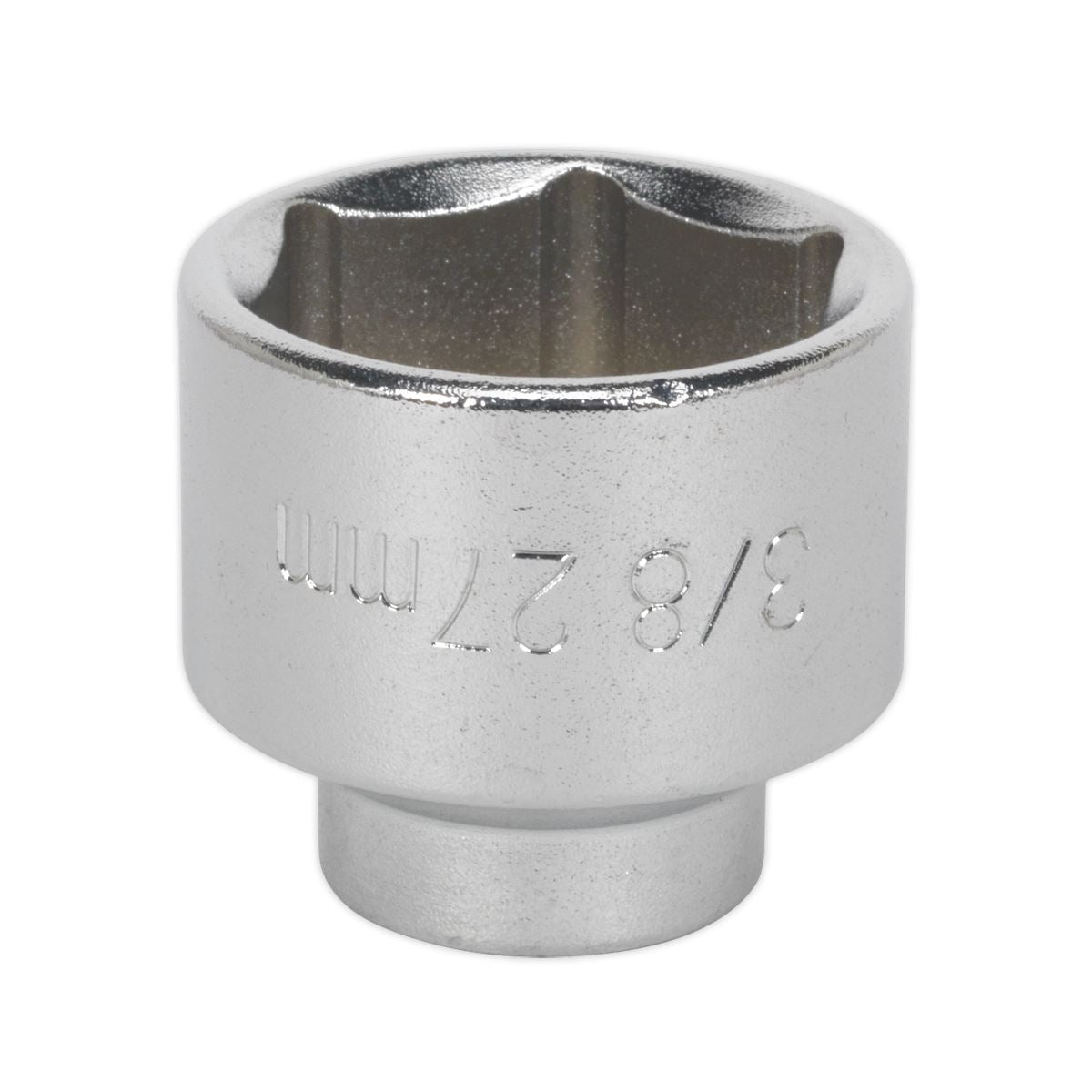 Sealey Low Profile Oil Filter Socket 27mm 3/8"Sq Drive SX112