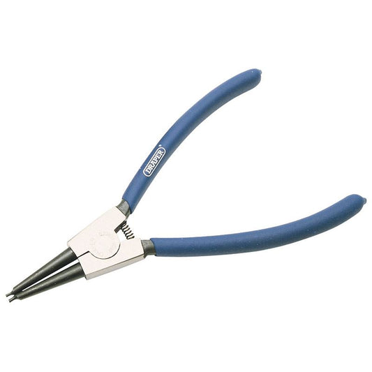 Draper 1x 180mm Straight Tip External Circlip Pliers Professional Tool 38997