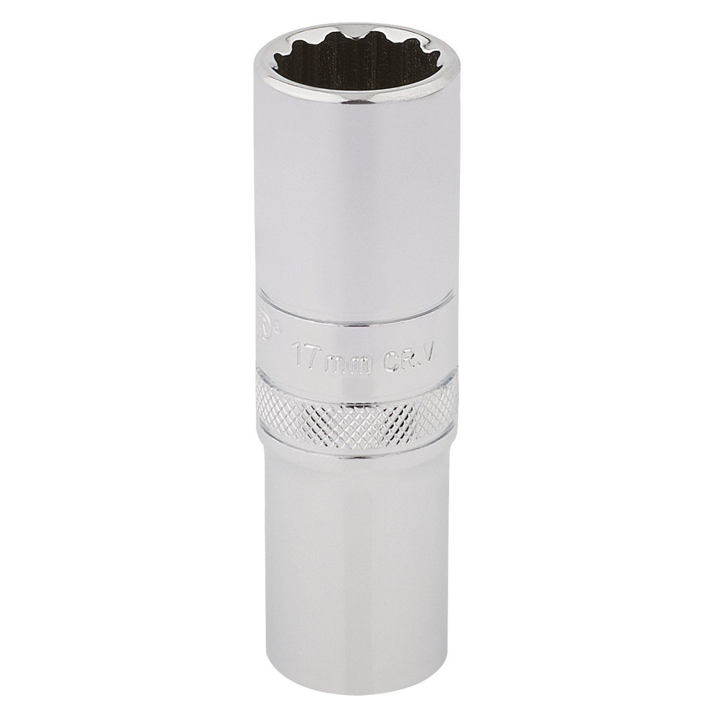 Draper Expert Quality 1/2" Square Drive Hi-Torq 12 Point Deep Socket - 17mm - 33735