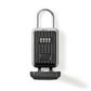 Nedis Vault Key Safe Combination Dial Lock Indoor and Outdoor Black/Silver