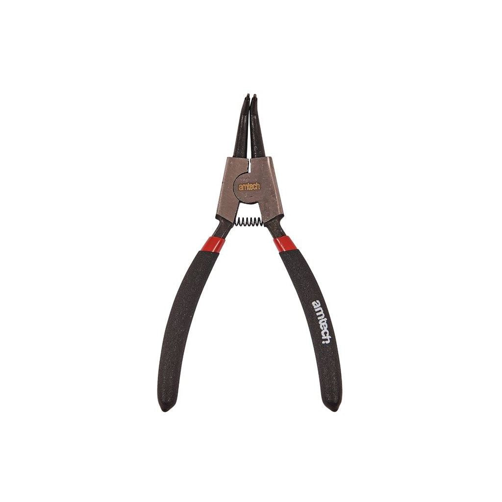 Amtech Circlip Pliers External Bent Drop Forged 6" 150mm Pliers - W6050