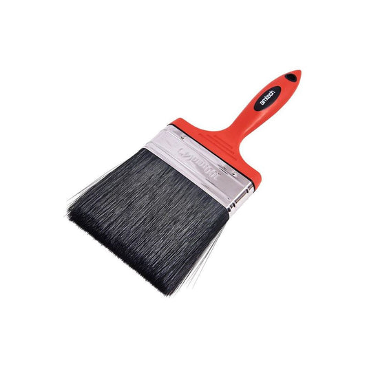 100mm 4" No Loss Paint Painting Brush Decorating Cleaning Varnish Soft Handle - G4380