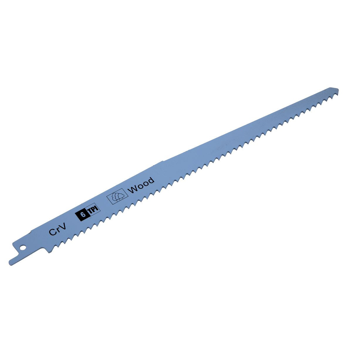 Sealey Reciprocating Saw Blade Clean Wood 230mm 6tpi - Pack of 5 SRBS911D