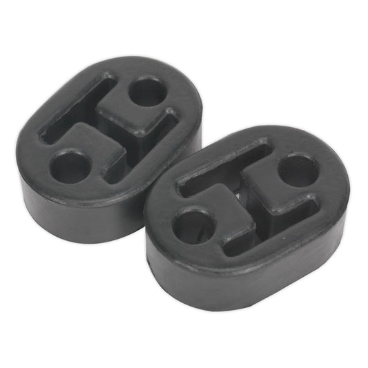 Sealey Exhaust Mounting Rubbers L60 x D41 x H20 (Pack of 2) EX02