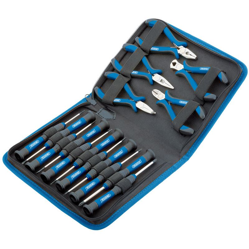 Draper Precision Pliers and Screwdriver Set (16 Piece) PSP16 (48958)