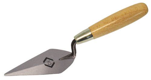 CK Tools Pointing Trowel Carbon Steel Wood Grip 125mm T5060 5