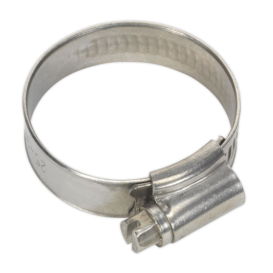 Sealey Hose Clip Stainless Steel 25-38mm Pack of 10 SHCSS1A