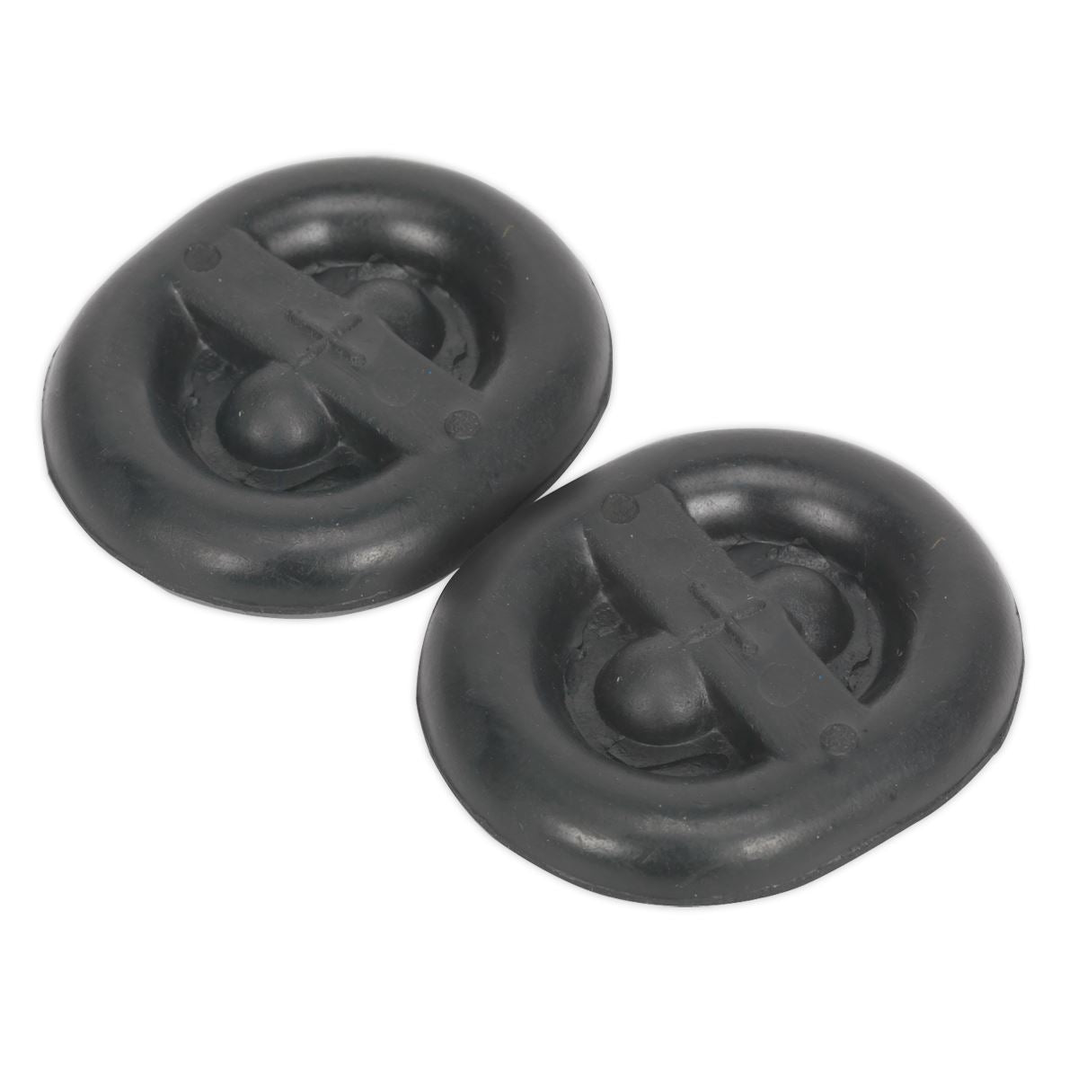 Sealey Exhaust Mounting Rubbers - L62 x D54 x H13.5 (Pack of 2) EX03