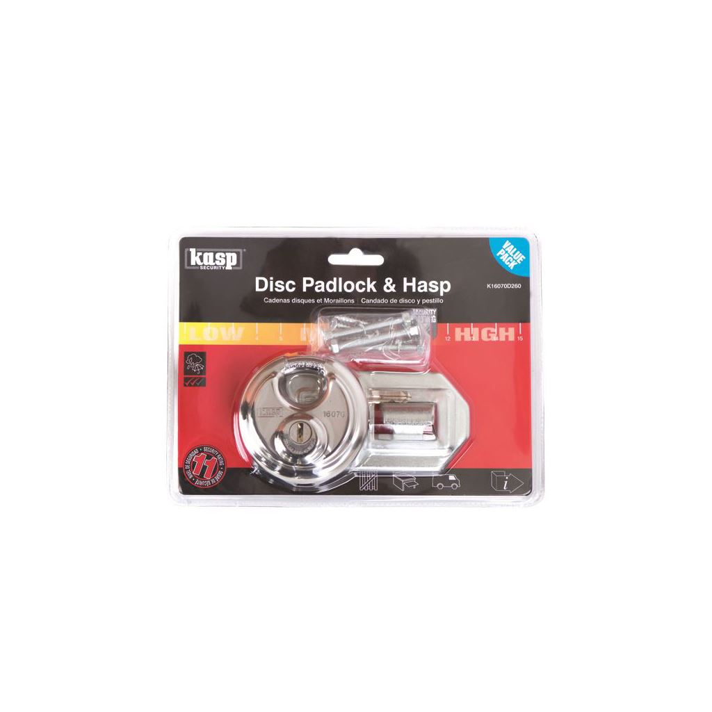 Kasp 160 Padlock 60mm Twin Pack K16070D2