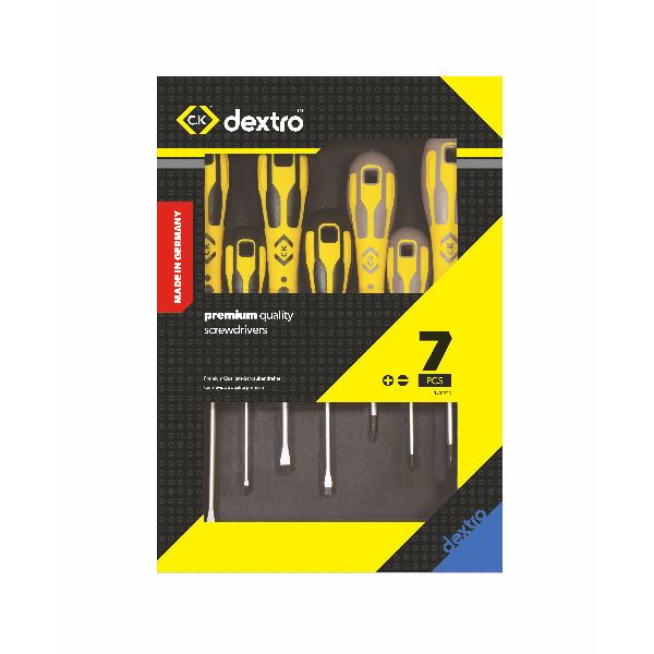 CK Tools Dextro Screwdriver Set of 7 PH/SL T49162D