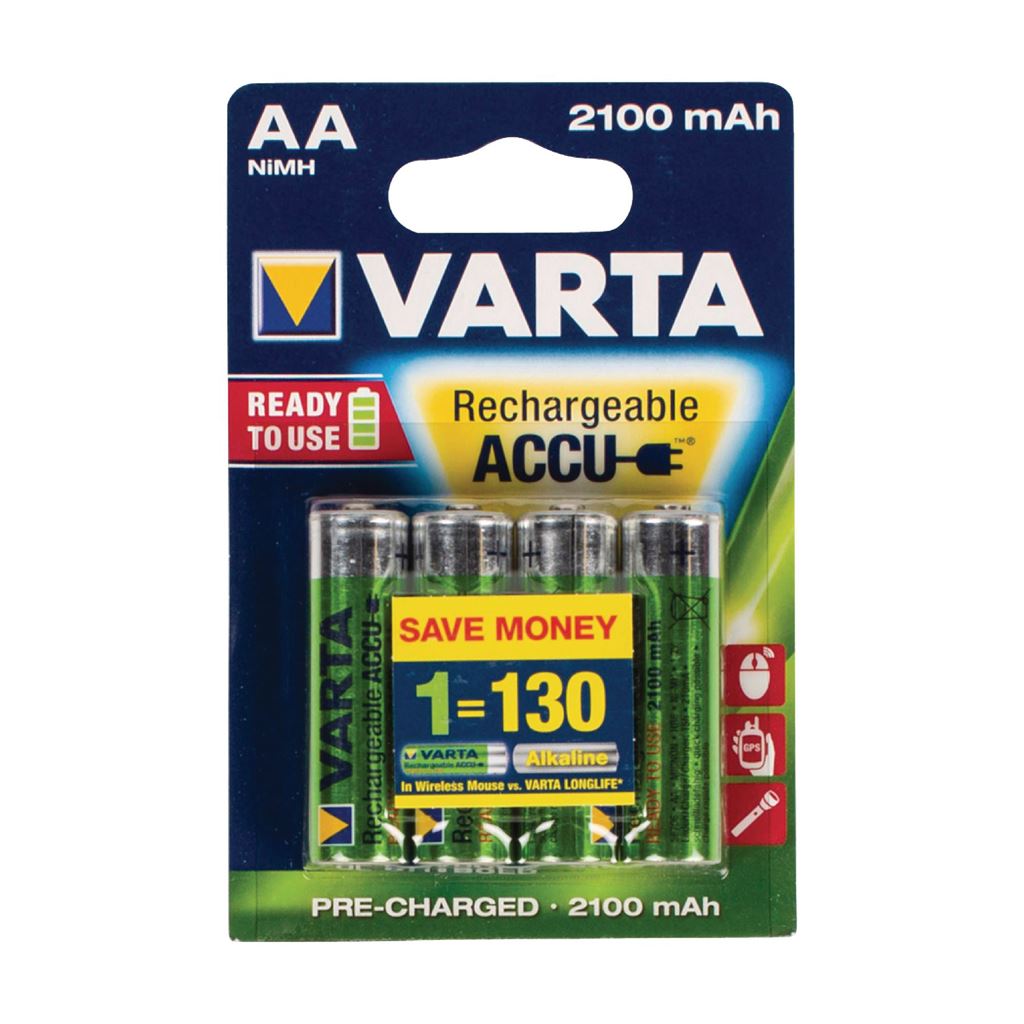 Varta Ready 2 Use 4x AA Rechargeable batteries (VARTA-56706B)