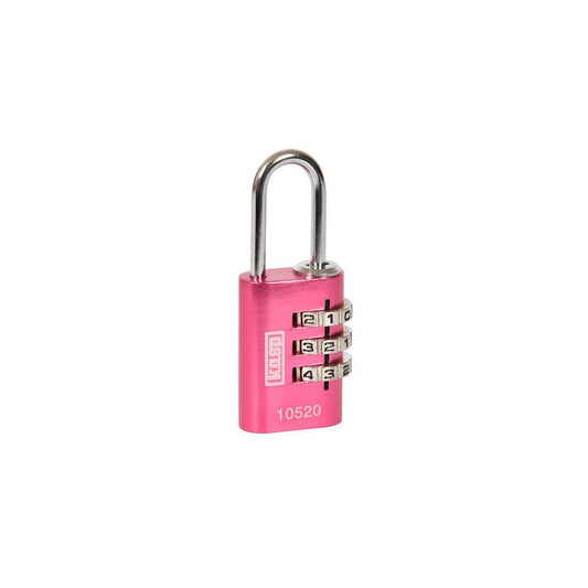 Kasp 105 Combi Padlock Pink 20mm K10520PIND