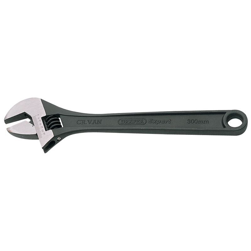 Draper 1x Expert 300mm Crescent-Type Adjustable Wrench with Phosphate Finish - 52682