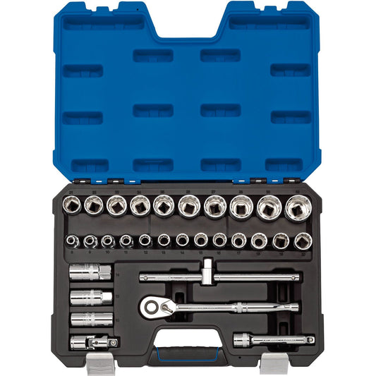 Draper 1/2" Square Drive Metric Socket Set (30 Piece) -No. 16466