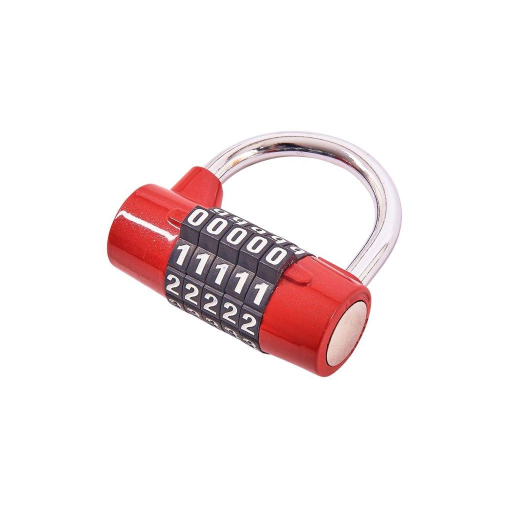 Combination Padlock 5 Digit Suitable For Personal Lockers/Office/Gym/Staff Room - T1144