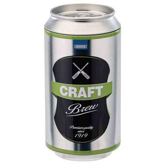 Xmas Gift/Stocking Filler For Him Stubby Ratchet Screwdriver & Bit Set Beer Can - 04775