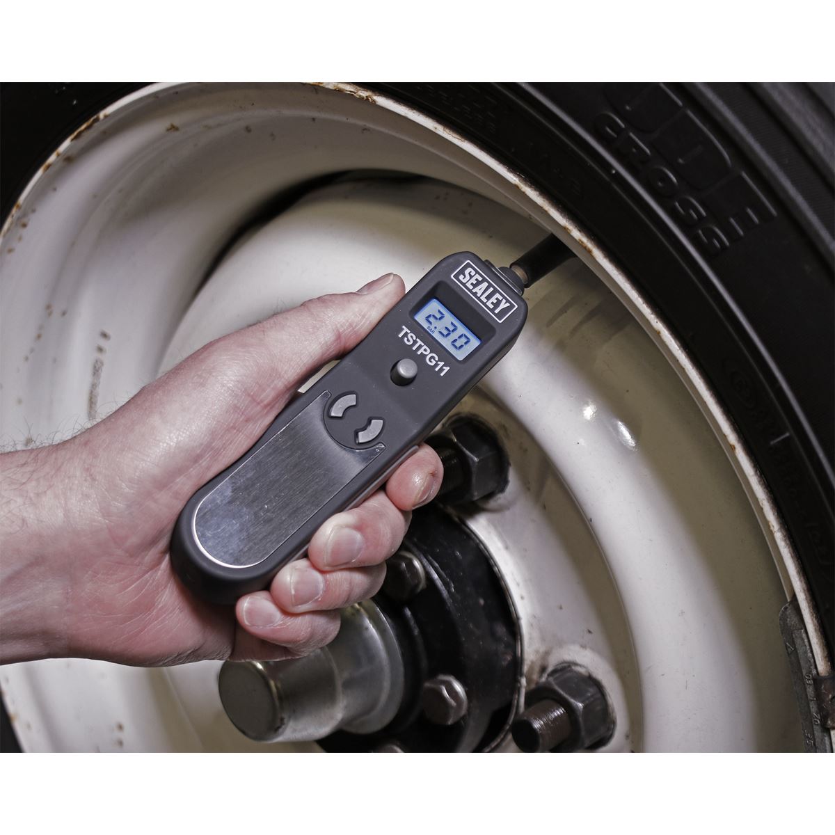 Sealey Digital Tyre Pressure & Tread Depth Gauge TSTPG11