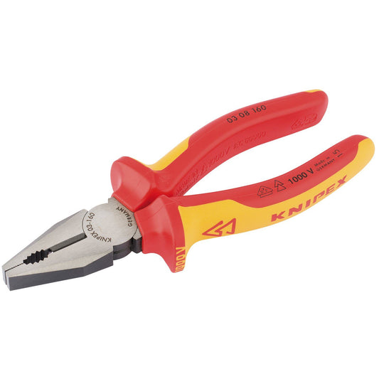 Knipex Expert 160mm Fully Insulated Combination Pliers Work Tool 32019