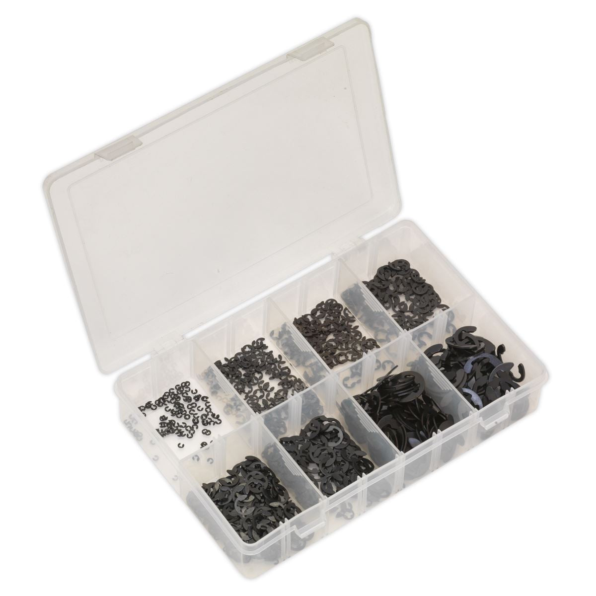 Sealey E-Clip Retainer Assortment 800pc Metric AB012ER