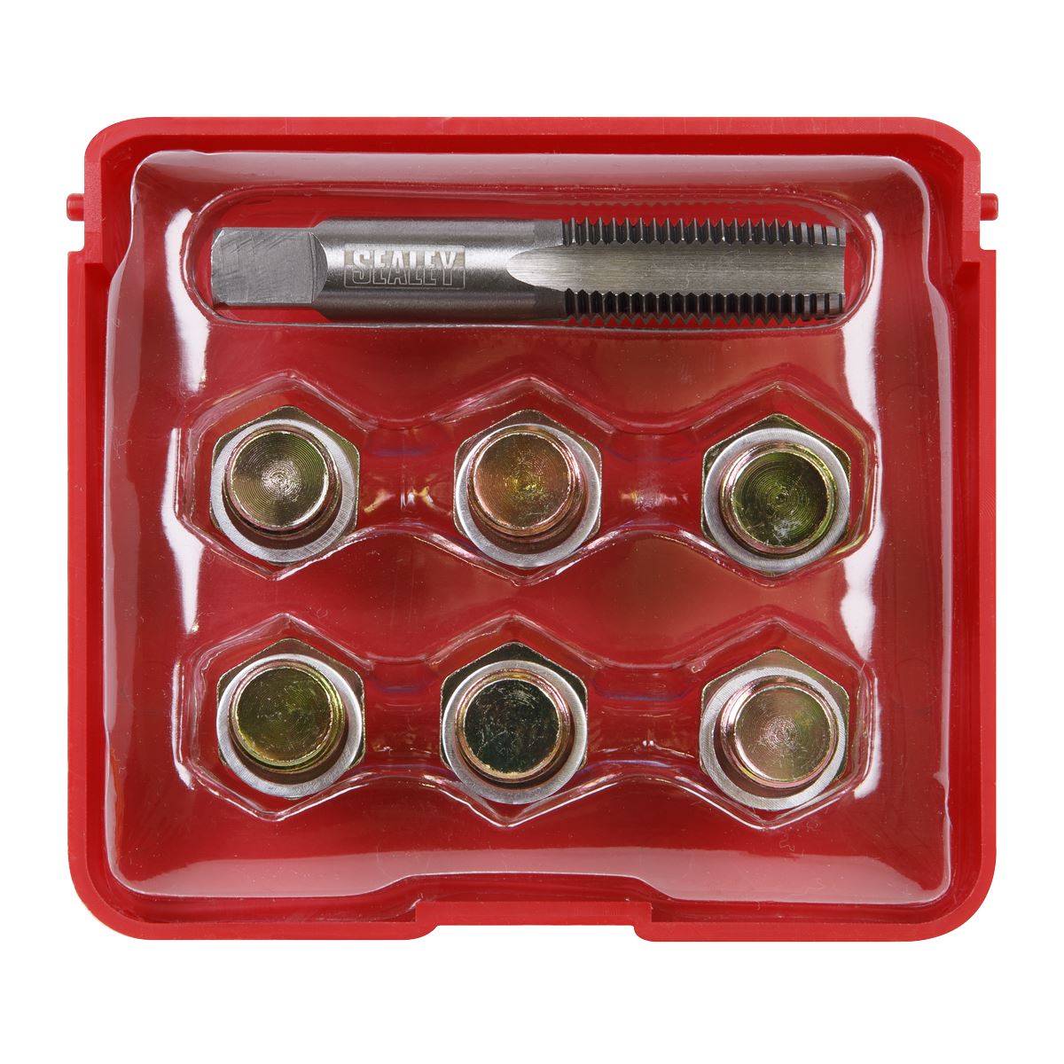 Sealey Oil Drain Plug Thread Repair Set - M13 VS613