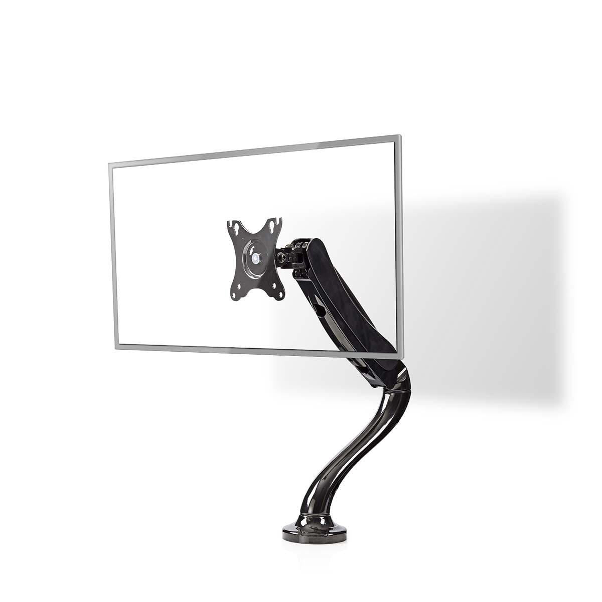 Nedis Desk Monitor Mount Single Monitor Arm Full Motion 10-32" MMNTSI100BK