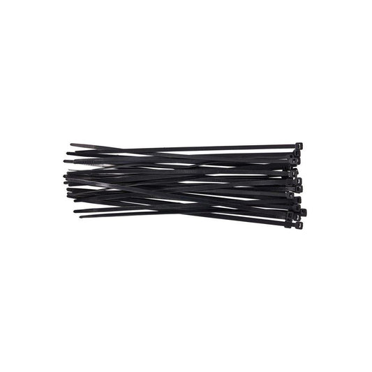 30x Black Nylon Cable Ties 4.8mm x 250mm Computer Wires Garage Workshop Office