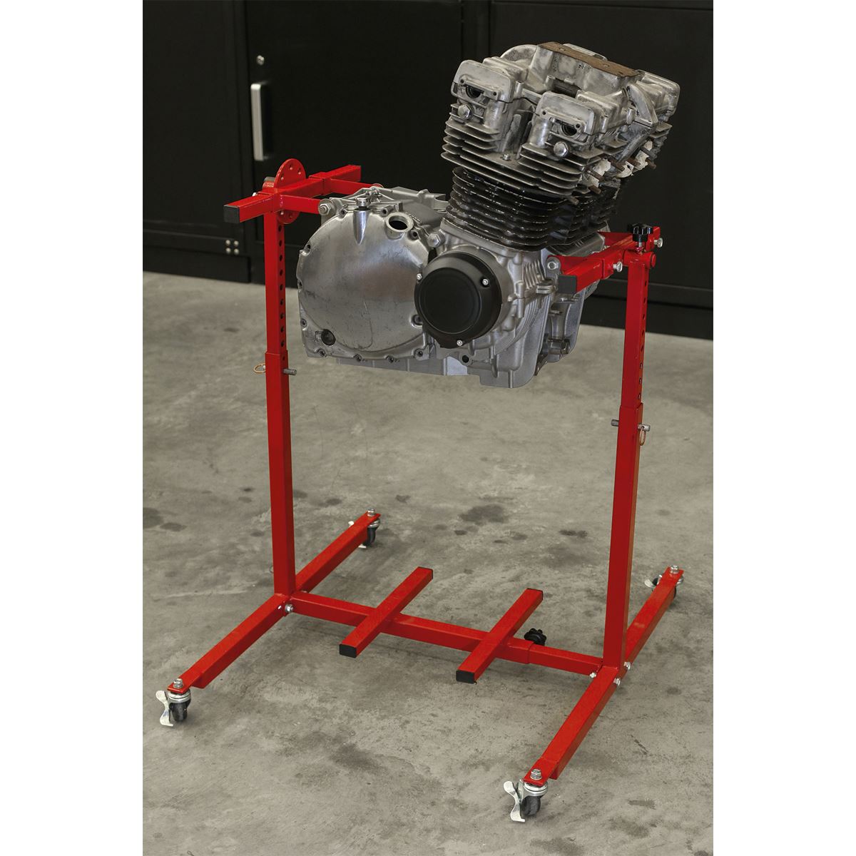 Sealey Engine Rebuild Stand - Multi-Cylinder 75kg Capacity MES02