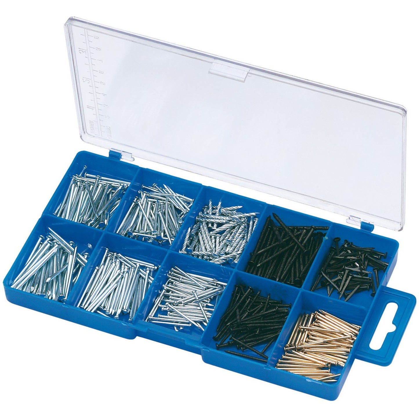 Draper 1x 485 Piece Nail and Pin Assortment Garage Professional Standard Tool - 69042