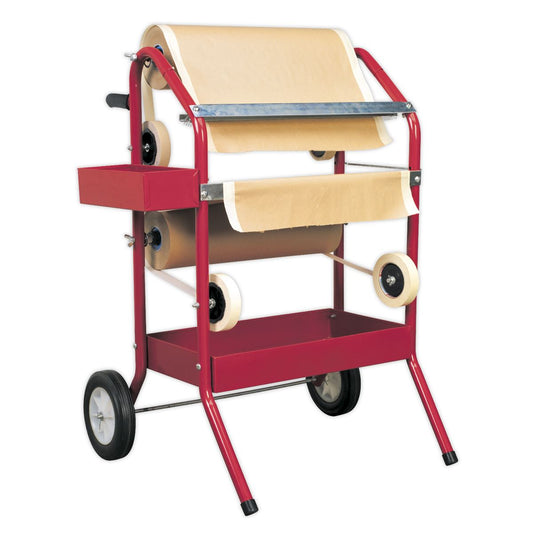 Sealey Masking Paper Dispenser 2 x 450mm Trolley MK66