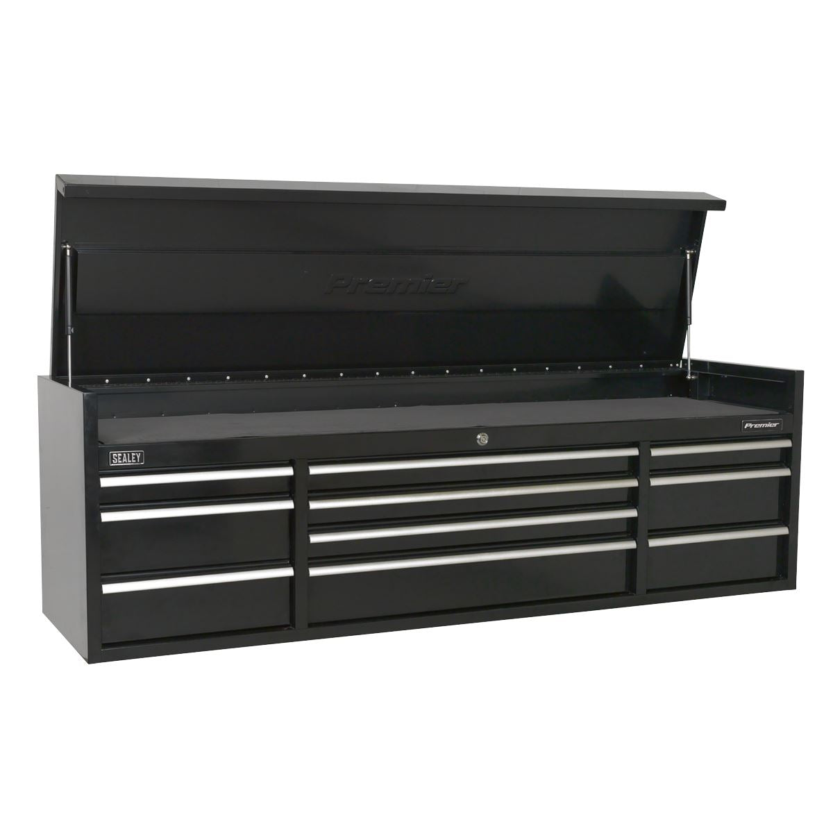 Sealey Topchest 10 Drawer 1830mm Heavy-Duty Black PTB181510