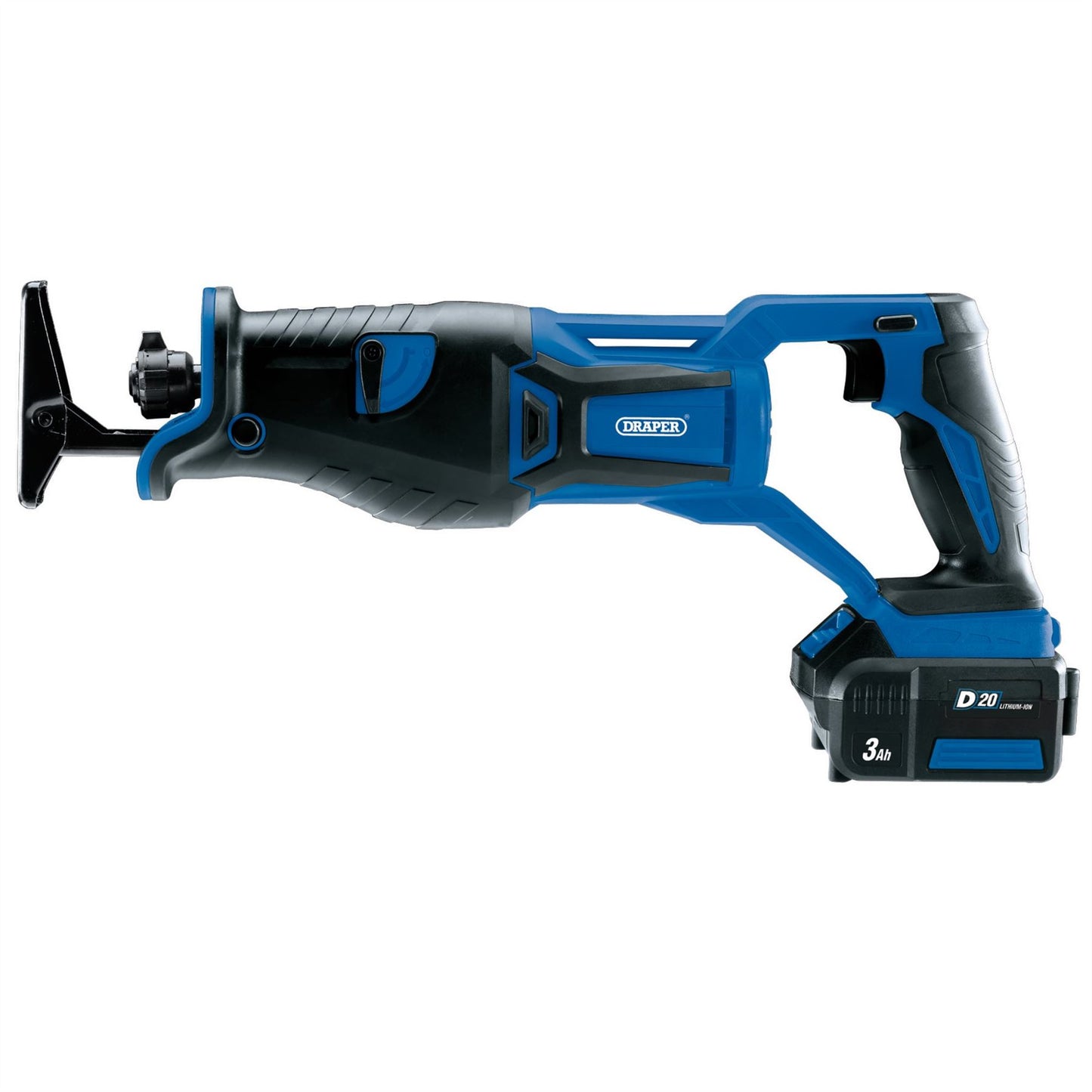 Draper 00593 D20 20V Brushless Cordless Reciprocating Saw 1 x 3.0Ah Battery