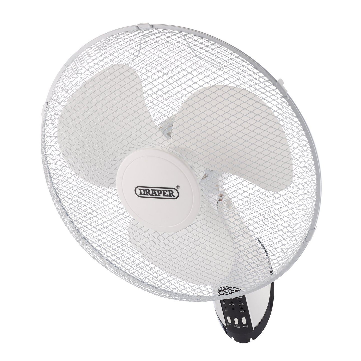 Draper Oscillating Wall Mounted Fan with Remote Control, 16", 3 Speed FAN7C - 70975